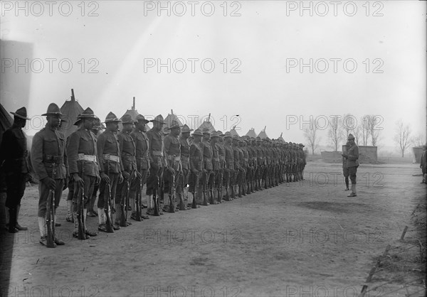 Army, U.S. Negro Troops, 1917. [African American soldiers].