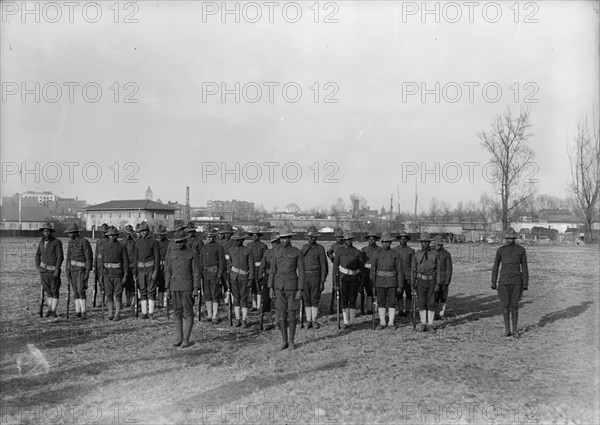 Army, U.S. Negro Troops, 1917. [African American soldiers].