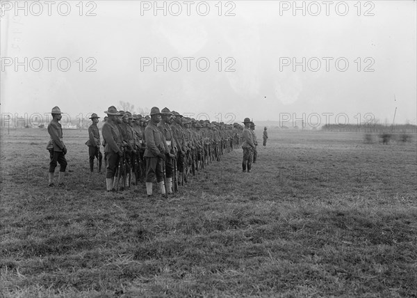 Army, U.S. Negro Troops, 1917. [African American soldiers].