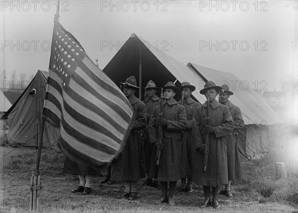 Army, U.S. Negro Troops, 1917. [African American soldiers].