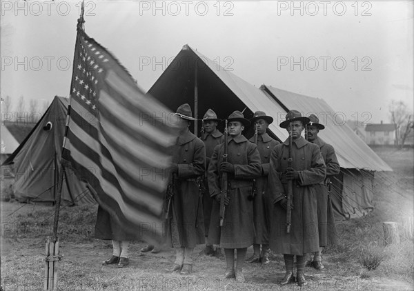 Army, U.S. Negro Troops, 1917. [African American soldiers].