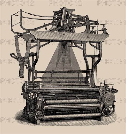 Power Loom (System Schönherr), c. 1900. Private Collection.