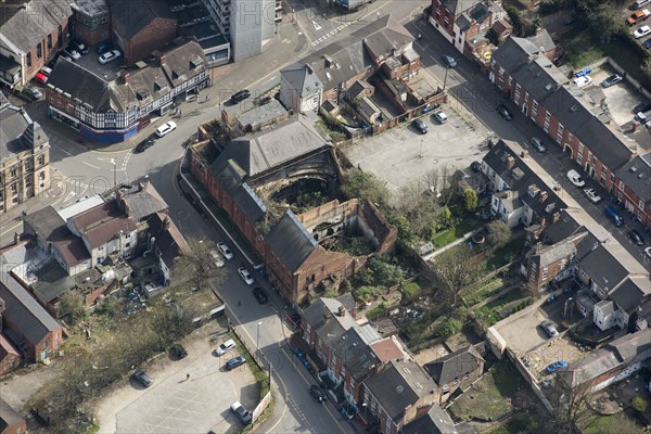 The remains of the Hippodrome Theatre, City of Derby, 2021.