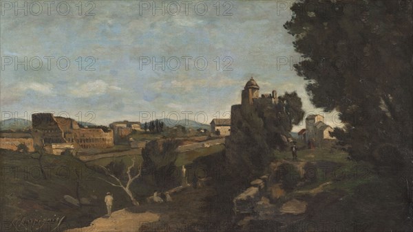 Le Colisée à Rome, c.1878. Creator: Henri-Joseph Harpignies.