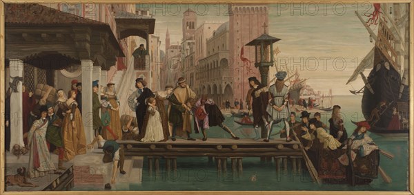 Le départ de l'enfant prodigue, 1863. Creator: James Tissot.