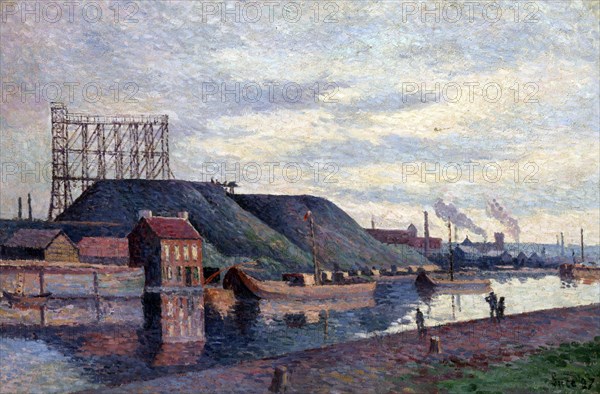 Les terrils de Sacré Madame, 1897. Creator: Maximilien Luce.