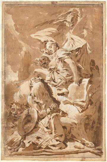 Saint Jerome in the Desert Listening to the Angels, c. 1732.