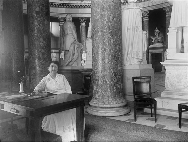 U.S. Capitol - Ladies' Reception Room, 1917. Washington, DC.