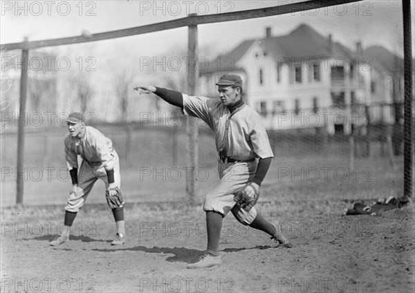 Carl Cashion, Washington American League (Baseball), ca. 1913.