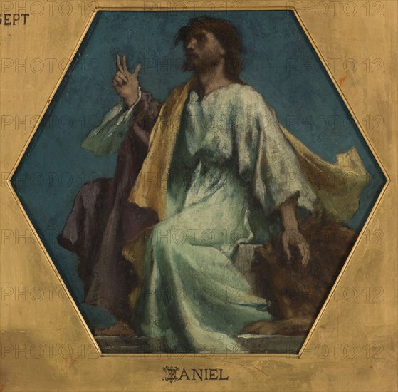 Esquisse pour l'église Saint François Xavier : Daniel, c.1875.