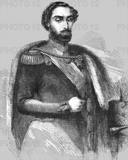 'Prince Stirbey,Hospodar of Wallachia', 1854. Creator: Unknown.