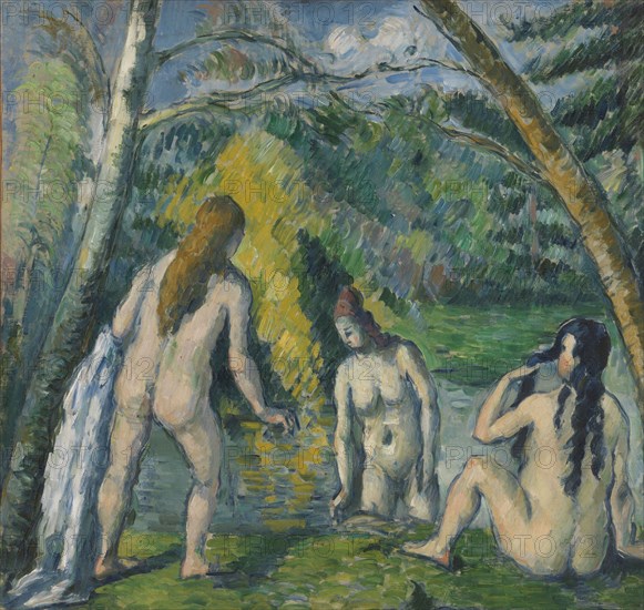 Trois baigneuses, between 1879 and 1882. Creator: Paul Cezanne.