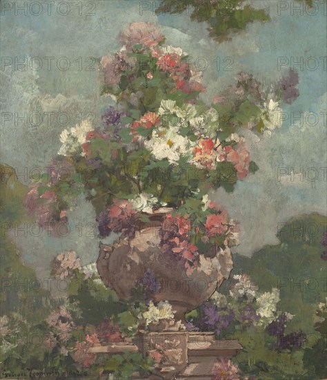 Esquisse pour l'Hôtel de Ville de Paris : Fleurs, 1892. Flowers.