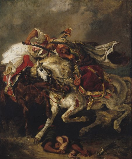 Le Combat du Giaour et du Pacha, 1835. Creator: Eugene Delacroix.