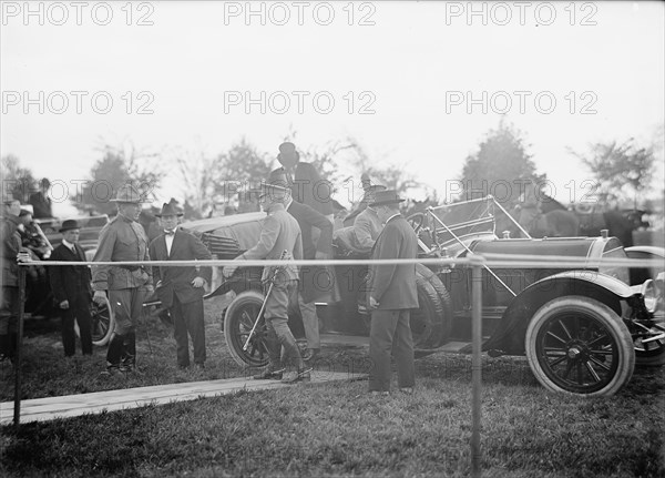 Cavalry Review By President Wilson, 1913. Creator: Harris & Ewing.