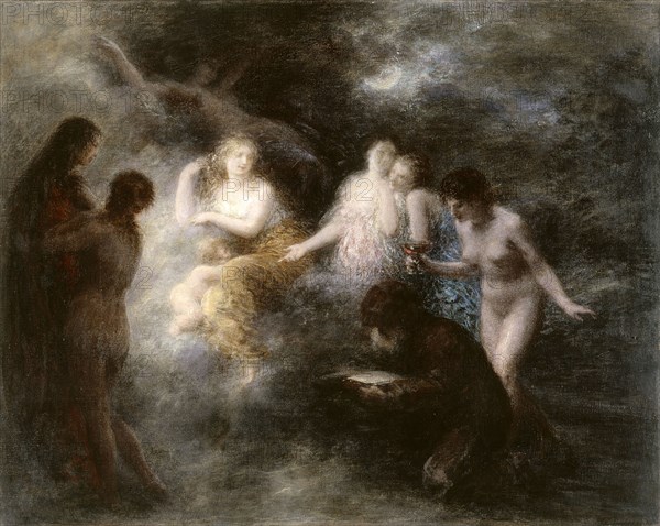 La tentation de saint Antoine, 1897. The Temptation of St Anthony.