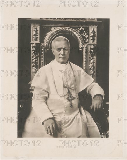 Portrait of the Pope Pius X (1835-1914), 1904. Private Collection.