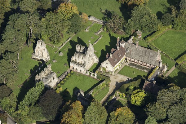 Wenlock Priory, the remains of a Cluniac Priory, Shropshire, 2017.