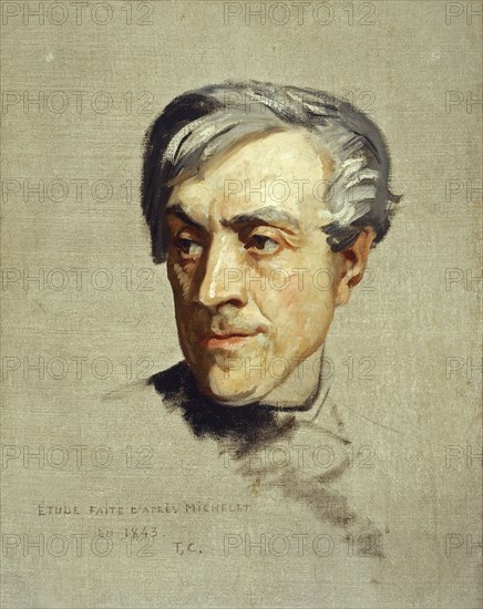 Etude faite d'après Jules Michelet, 1843. Study after Jules Michelet.