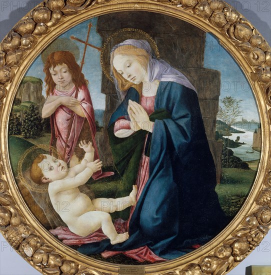 Madonna and Child with Saint John the Baptist, between 1445 and 1510.