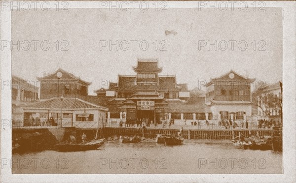 Imperial Maritime Customs House in Shanghai, 1857. Private Collection.