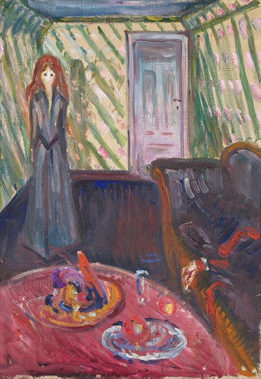 The Murderess, 1907. Found in the collection of the Munch Museum, Oslo.