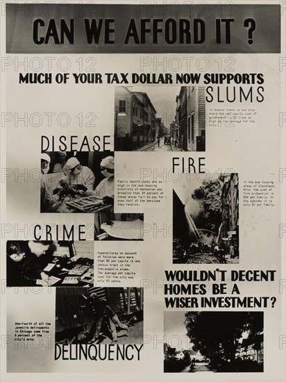 Poster by Record Section, Suburban Resettlement Administration,  1935-12.