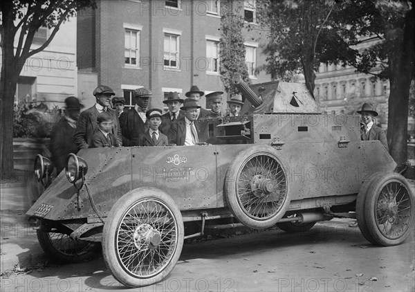 Army, U.S, Capt. - Renwick with Army Truck, 1917. Creator: Harris & Ewing.