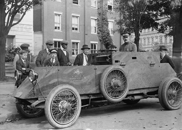 Army, U.S, Capt. - Renwick with Army Truck, 1917. Creator: Harris & Ewing.