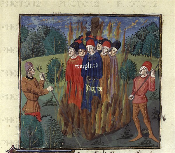 Execution of the Templars, Third Quarter of 15th cen.. Creator: Anonymous.