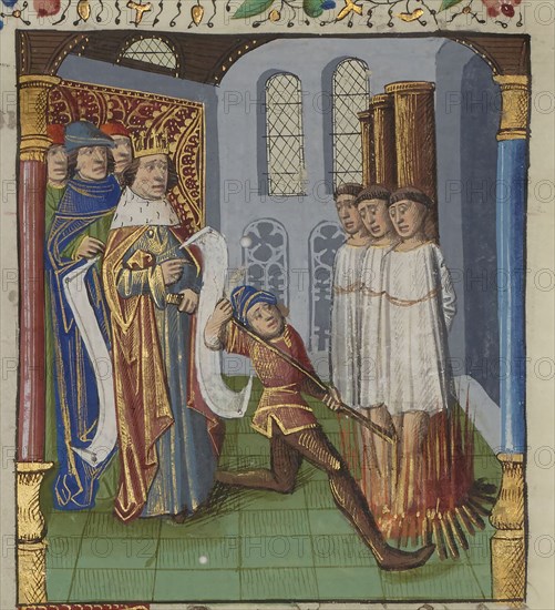 Execution of the Templars, Third Quarter of 15th cen.. Creator: Anonymous.