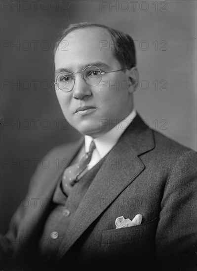 John W. Barriger III - Portrait, 1933. US businessman, railroad executive.