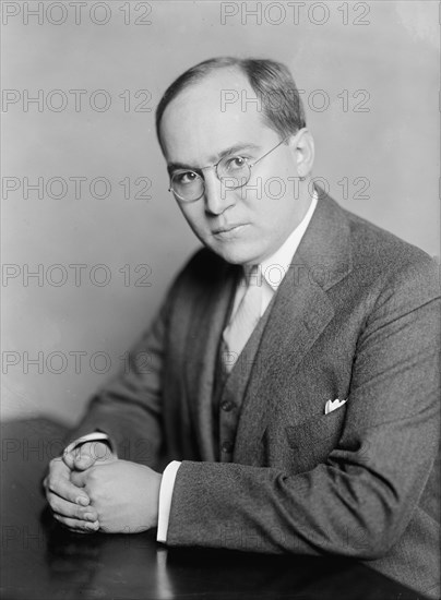 John W. Barriger III - Portrait, 1933. US businessman, railroad executive.