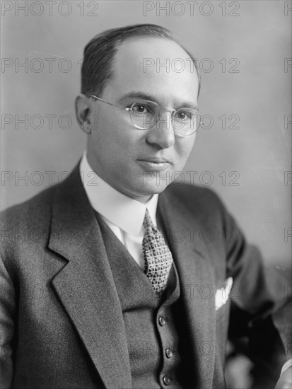 John W. Barriger III - Portrait, 1936. US businessman, railroad executive.