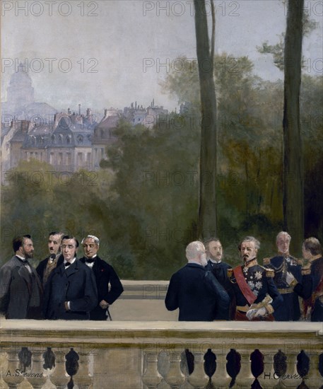 The Panorama of the Century, 1889. Creators: Henri Gervex, Alfred Stevens.
