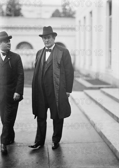 William Jennings Bryan, Rep. from Nebraska, 1913. Creator: Harris & Ewing.