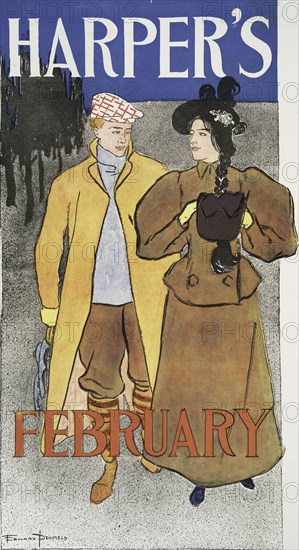 Harper's February, c1896. [Publisher: Harper Publications; Place: New York]