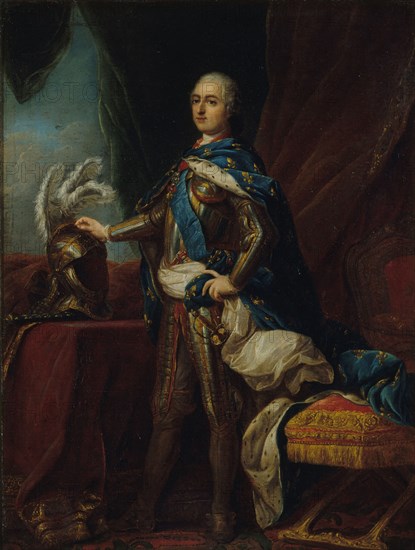 Portrait de Louis XV, d'après Charles-André Van Loo, between 1750 and 1760.