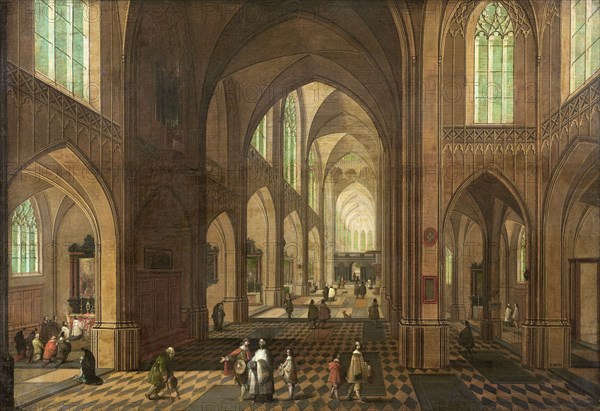 Intérieur d'église, between 1600 and 1661. Creator: Peeter Neeffs the Elder.