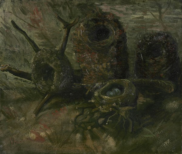 Birds' Nests, 1885. Found in the collection of the Van Gogh Museum, Amsterdam.