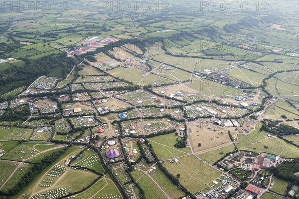 Glastonbury Festival 2019, 11 days after it had ended, Pilton, Somerset, 2019.