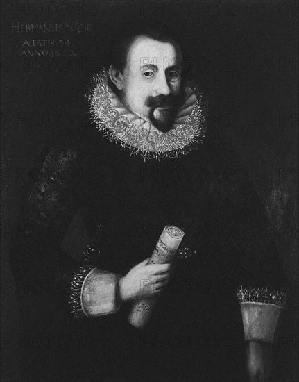 Portrait of the composer Johann Hermann Schein (1586-1630). Private Collection.