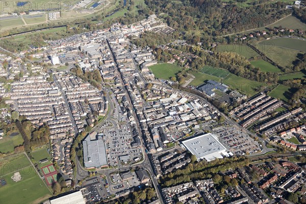 The town centre and Heritage Action Zone, Bishop Auckland, County Durham, 2018.