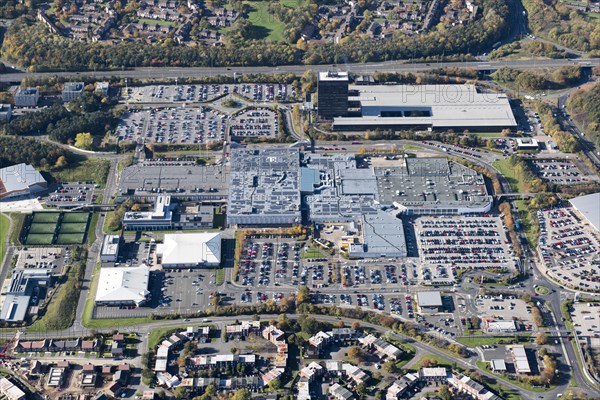 The town centre, shopping centre and New Town, Washington, Tyne and Wear, 2018.