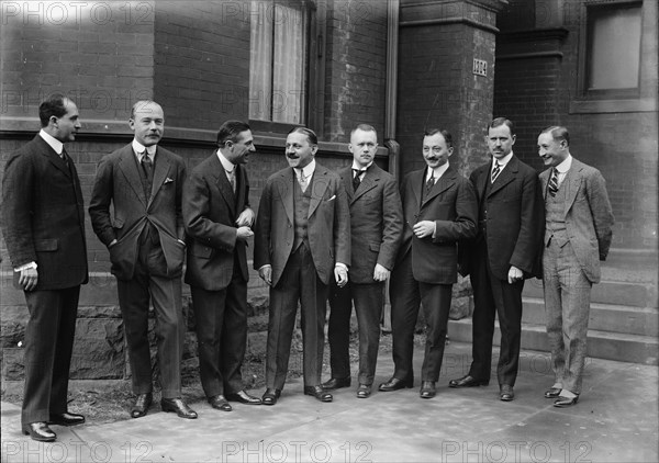 Austria-Hungary, Officials - Embassy Staff, 1914. First World War, possibly USA.