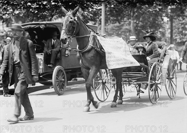 Jacob 'General' Coxey and Members of His Family, 1914.  Creator: Harris & Ewing.