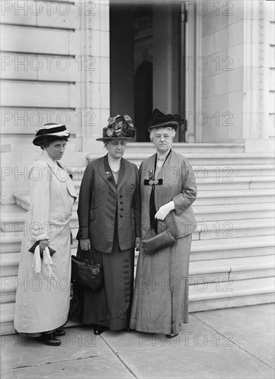 Julia Lathrop, Jane Addams and Mary E. McDowell, 1913.  Creator: Harris & Ewing.