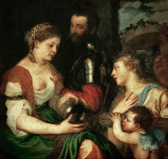 Allegoria coniugale (Allegory of Marriage), ca 1532. Creator: Titian (1488-1576).