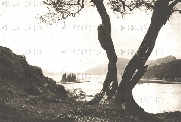 ''Corfou et l'Achilleion; Une baie de l'ile de Corfou.', 1916. Creator: B. Borri.