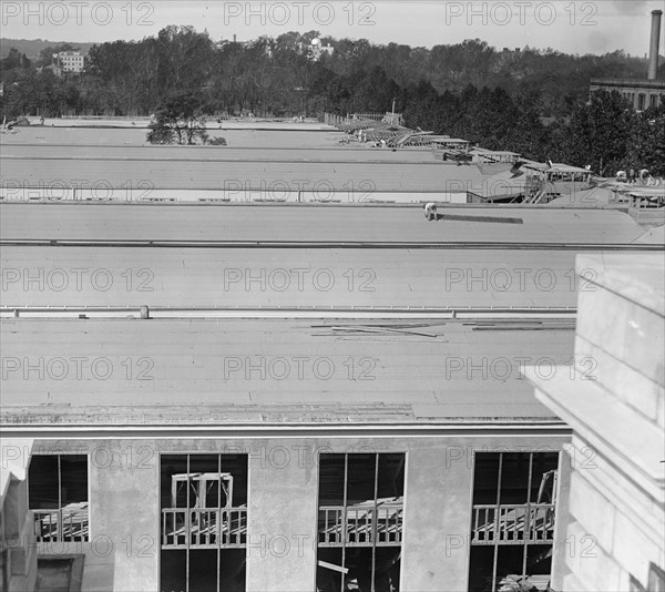 Council of National Defense Headquarters Under Construction, Washington DC, 1917.